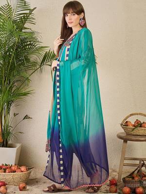 women floral printed regular  cotton kurta with trousers & dupatta 5