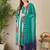 women floral printed regular  cotton kurta with trousers & dupatta