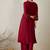Women Floral Printed Regular Thread Work Kurta with Palazzos