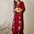 Women Floral Printed Regular Thread Work Kurta with Palazzos