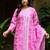 Women Floral Printed Cotton Kurta with Trousers & Dupatta