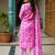 Women Floral Printed Cotton Kurta with Trousers & Dupatta