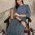 women striped  cotton kurta with trouser