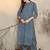 women striped  cotton kurta with trouser