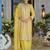 Adults-Women Woven Design Embroidered Kurta with Palazzos & Dupatta
