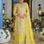 Adults-Women Woven Design Embroidered Kurta with Palazzos & Dupatta