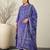 Women Floral Printed Cotton Kurta with Trousers & Dupatta