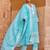 Floral Embroidered Thread Work Pure Cotton Straight Kurta With Trousers & Dupatta
