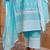 Floral Embroidered Thread Work Pure Cotton Straight Kurta With Trousers & Dupatta