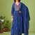 Women Floral Embroidered Cotton Kurta with Trousers & Dupatta