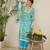 Women Floral Printed Cotton Kurta with Trousers & Dupatta