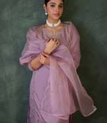 Women Ethnic Motifs Embroidered Kurta with Trousers & Dupatta