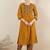 Women Geometric Printed Cotton Kurta with Trousers