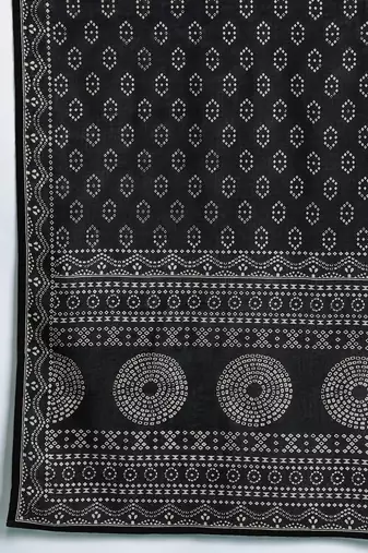 Ethnic Motifs Printed Pure Cotton Kurta with Trousers & Dupatta