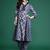 Floral Printed Angrakha Mirror Work Pure Cotton Kurta with Trousers