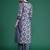 Floral Printed Angrakha Mirror Work Pure Cotton Kurta with Trousers