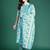 Floral Printed Kurta with Trousers & Dupatta