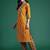 Women Printed Pleated Mirror Work Pure Cotton Kurta with Trousers