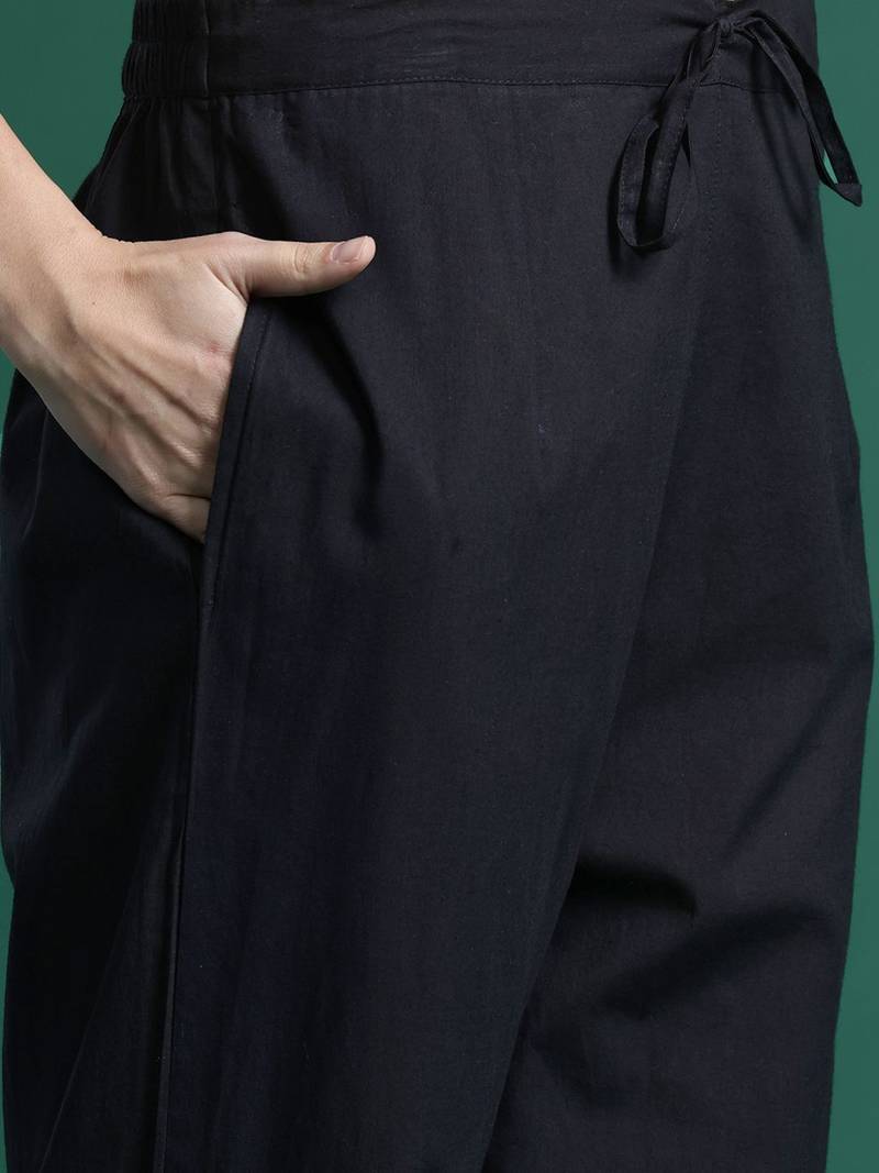 Floral Printed Regular Pure Cotton Kurta with Trousers & Dupatta