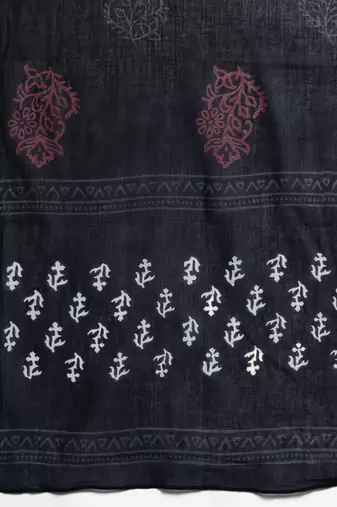 Floral Printed Regular Pure Cotton Kurta with Trousers & Dupatta