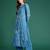 Floral Embroidered Thread Work Kurta with Palazzos