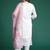 Women Floral Embroidered Panelled Thread Work Kurta With Trousers & Dupatta