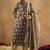 Floral Printed V-Neck Pure Cotton Straight Kurta With Trousers & Dupatta