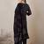 Floral Printed V-Neck Pure Cotton Straight Kurta With Trouser & Dupatta