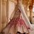 Deep Red And Gold Embroidered Silk Chanderi Kurti Lehenga Set