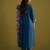 Floral Embroidered Thread Work Straight Kurta with Trousers & Dupatta