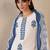 Women Floral Embroidered Regular Thread Work Pure Cotton Kurta with Trousers & With Dupatta