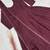 maroon color thread embroidery work with gpo lace border georgette gown set