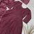 maroon color thread embroidery work with gpo lace border georgette gown set