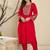 Floral Yoke Design Flared Sleeves Zari Straight Kurta With Trousers