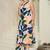 Floral Printed V-Neck Sleeveless Pure Cotton A-Line Kurta With Trousers