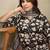Floral Printed Notch Neck Pure Cotton Straight Kurta With Salwar & Dupatta