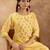 Floral Embroidered Pure Cotton Straight Kurta with Trouser