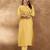 Floral Embroidered Pure Cotton Straight Kurta with Trouser