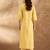 Floral Embroidered Pure Cotton Straight Kurta with Trouser
