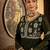 Floral Yoke Design Pleated Thread Work Anarkali Kurta With Trousers & Dupatta
