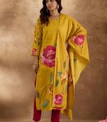 Women Floral Printed Regular Pure Cotton Kurta with Trousers & With Dupatta