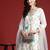 Women Floral Embroidered Thread Work Kurta With Trousers & Dupatta