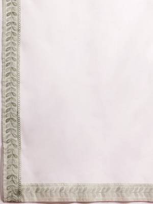 Women Floral Embroidered Thread Work Kurta With Trousers & Dupatta 4