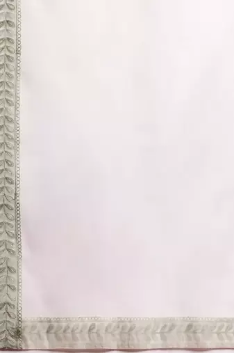 Women Floral Embroidered Thread Work Kurta With Trousers & Dupatta