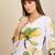 Floral Printed V Neck Straight Kurta With Trousers