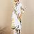 Floral Printed V Neck Straight Kurta With Trousers