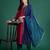 Ethnic Motifs Embroidered Zari Kurta With Trousers & Dupatta