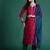 Ethnic Motifs Embroidered Zari Kurta With Trousers & Dupatta