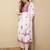 Floral Embroidered Thread Work Organza Straight Kurta With Trousers & Dupatta