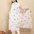 Floral Embroidered Thread Work Organza Straight Kurta With Trousers & Dupatta